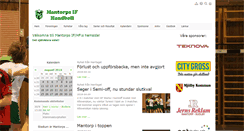 Desktop Screenshot of mantorphandboll.com
